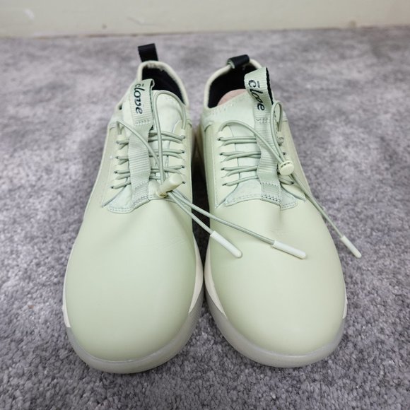 Clove Classic Shoes Womens Sneakers Work White Green Nursing Running Walking - Picture 3 of 11